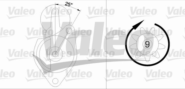 Valeo 455564 - Стартер unicars.by