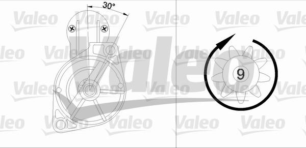 Valeo 455566 - Стартер unicars.by