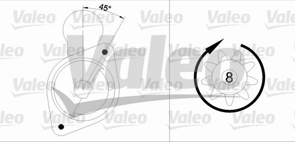 Valeo 455568 - Стартер unicars.by