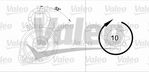 Valeo 455563 - Стартер unicars.by