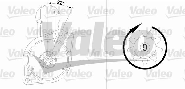 Valeo 455567 - Стартер unicars.by