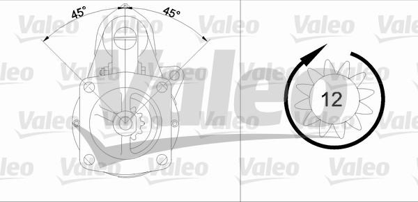 Valeo 455509 - Стартер unicars.by