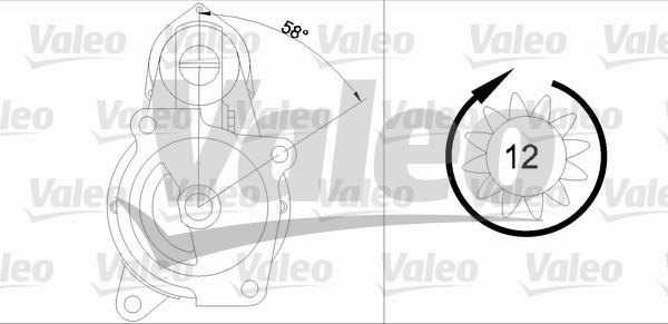 Valeo 455503 - Стартер unicars.by