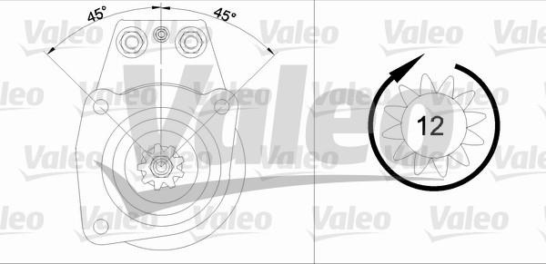 Valeo 455502 - Стартер unicars.by