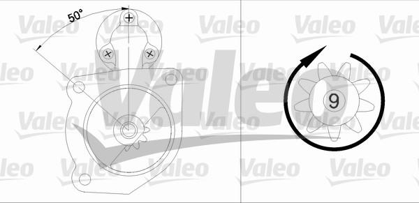 Valeo 455516 - Стартер unicars.by