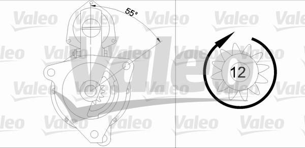 Valeo 455510 - Стартер unicars.by