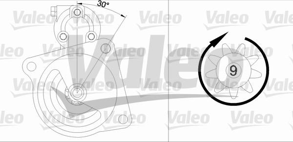 Valeo 455518 - Стартер unicars.by