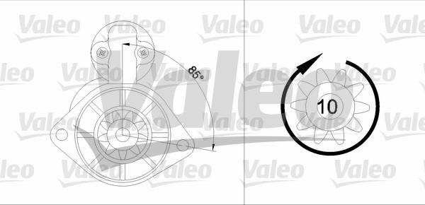 Valeo 455584 - Стартер unicars.by