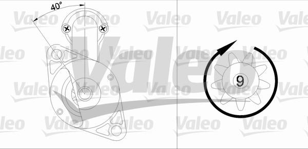 Valeo 455585 - Стартер unicars.by