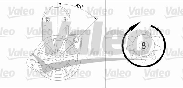 Valeo 455583 - Стартер unicars.by