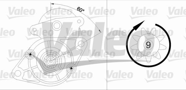 Valeo 455587 - Стартер unicars.by