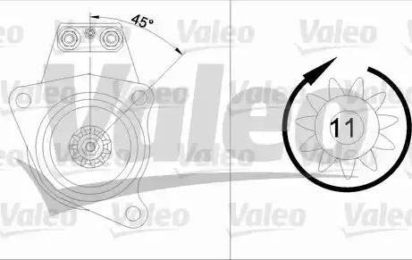 Valeo 455539 - Стартер unicars.by