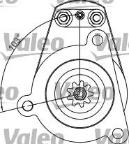 Valeo 455534 - Стартер unicars.by