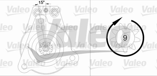 Valeo 455530 - Стартер unicars.by