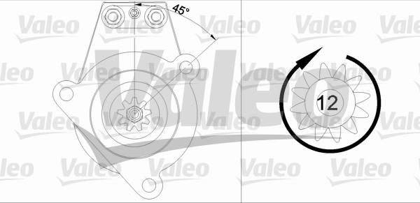 Valeo 455538 - Стартер unicars.by