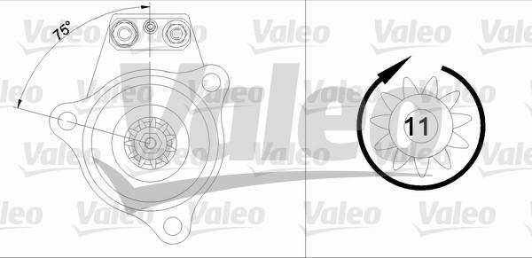 Valeo 455524 - Стартер unicars.by