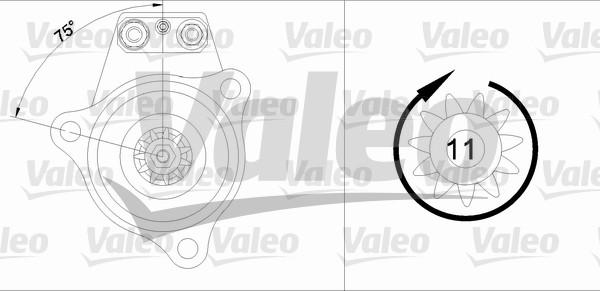 Valeo 455523 - Стартер unicars.by