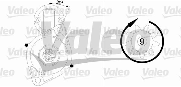 Valeo 455574 - Стартер unicars.by