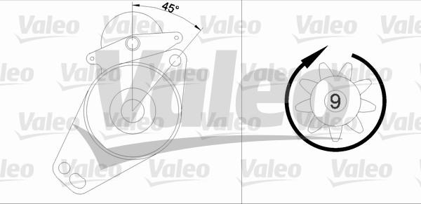 Valeo 455576 - Стартер unicars.by