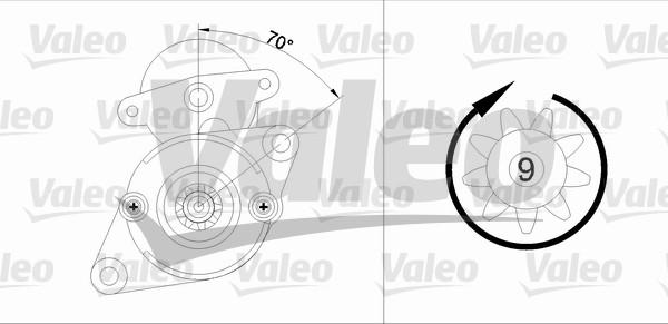 Valeo 455578 - Стартер unicars.by