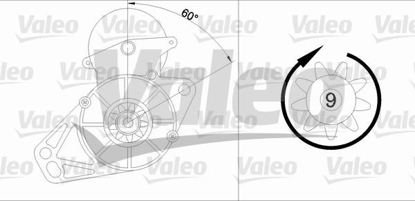 Valeo 455577 - Стартер unicars.by