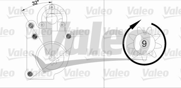 Valeo 455690 - Стартер unicars.by