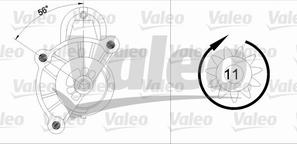 Valeo 455691 - Стартер unicars.by