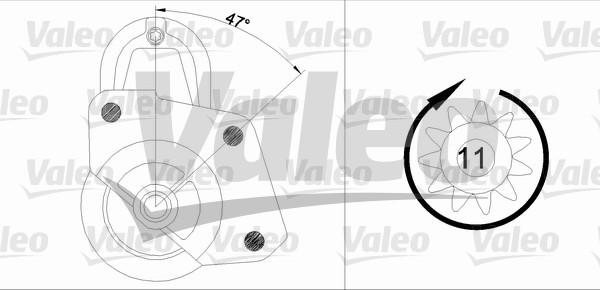 Valeo 455698 - Стартер unicars.by