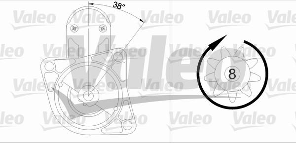 Valeo 455609 - Стартер unicars.by