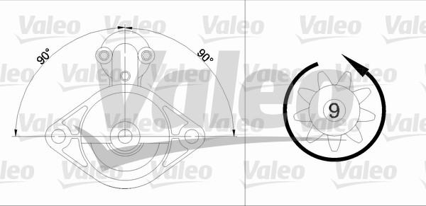 Valeo 455601 - Стартер unicars.by