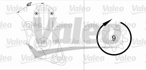 Valeo 455611 - Стартер unicars.by