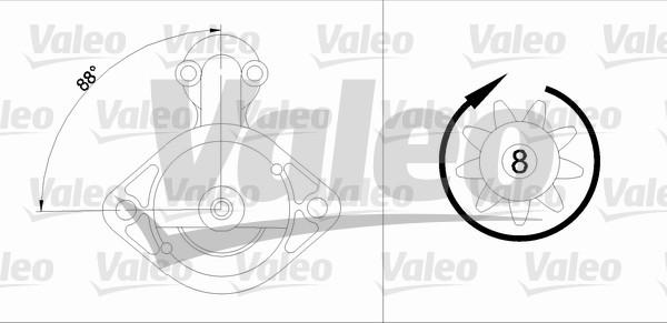 Valeo 455613 - Стартер unicars.by