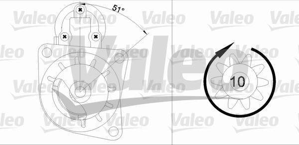 Valeo 455684 - Стартер unicars.by