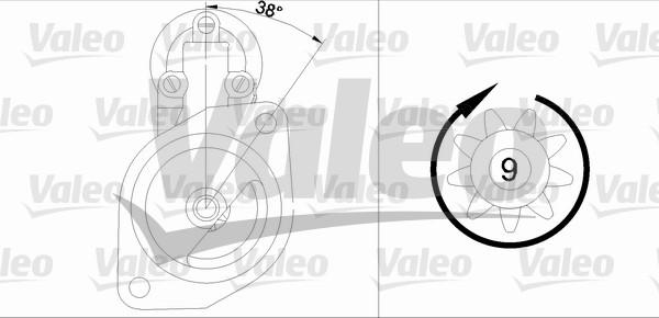 Valeo 455686 - Стартер unicars.by