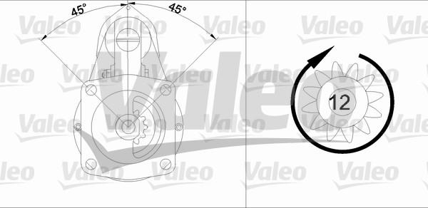 Valeo 455688 - Стартер unicars.by