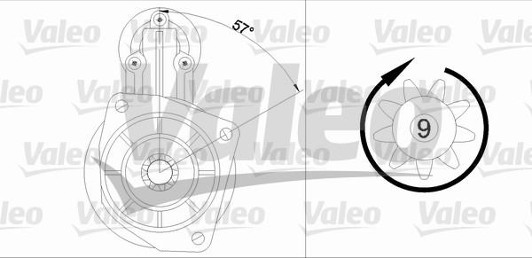 Valeo 455683 - Стартер unicars.by