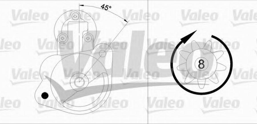 Valeo 455630 - Стартер unicars.by