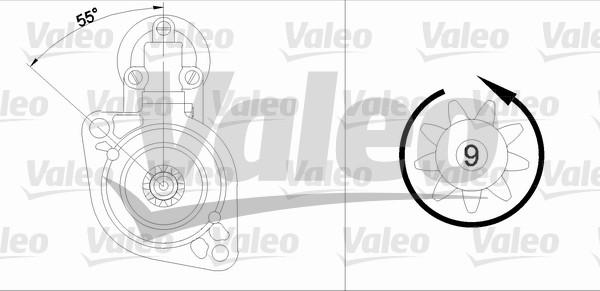 Valeo 455625 - Стартер unicars.by