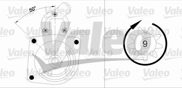 Valeo 455626 - Стартер unicars.by