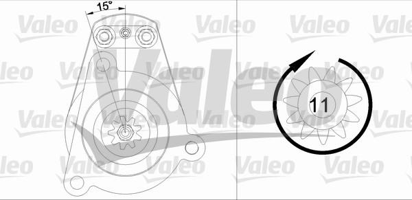 Valeo 455620 - Стартер unicars.by