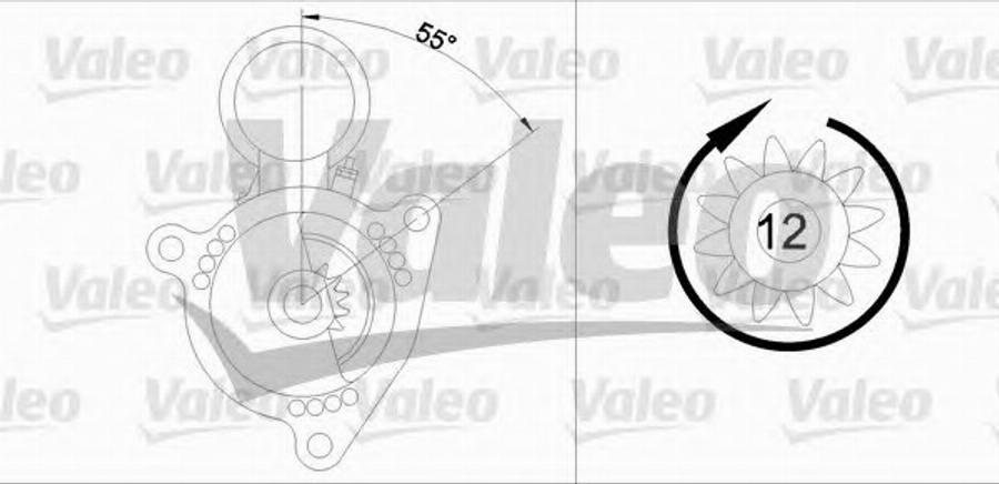 Valeo 455627 - Стартер unicars.by