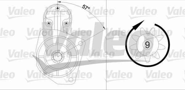 Valeo 455679 - Стартер unicars.by