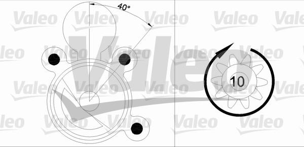 Valeo 455891 - Стартер unicars.by