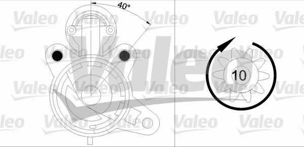 Valeo 455893 - Стартер unicars.by