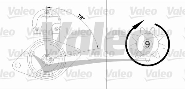 Valeo 455885 - Стартер unicars.by