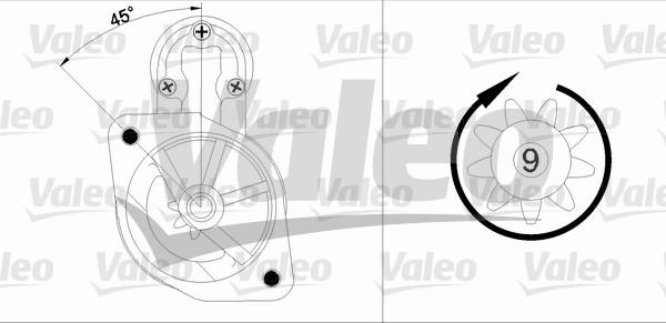 Valeo 455881 - Стартер unicars.by