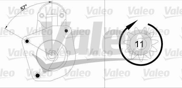 Valeo 455872 - Стартер unicars.by