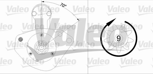 Valeo 455744 - Стартер unicars.by