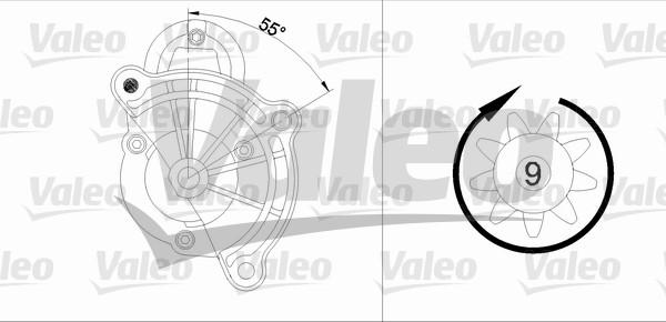 Valeo 455748 - Стартер unicars.by