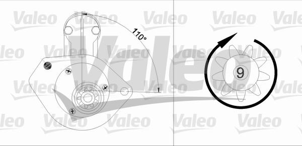 Valeo 455743 - Стартер unicars.by